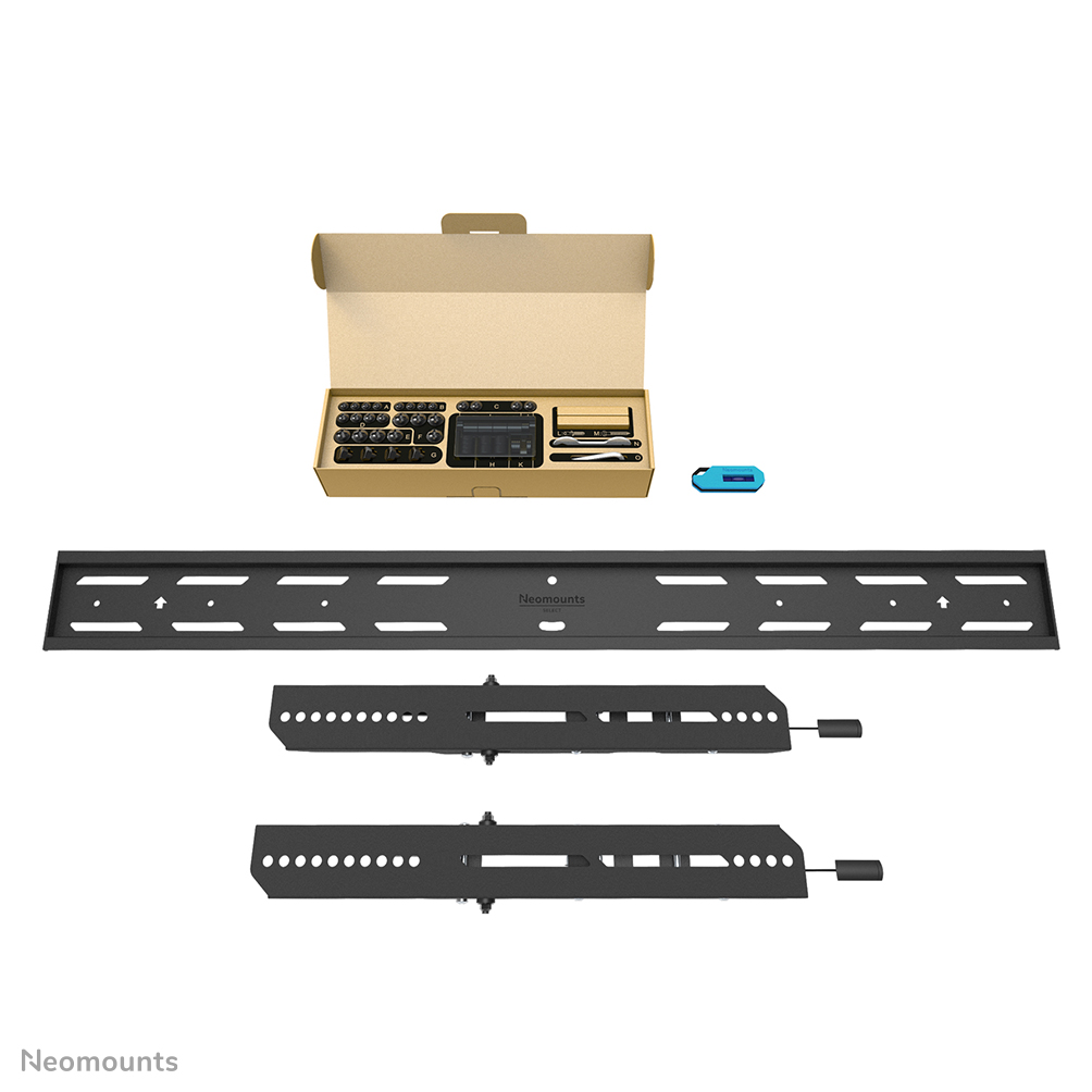 Neomounts WL35S-850BL18 Support pour écran mural 43-86" - inclinable - verrouillable - installation rapide